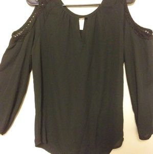 Faded Glory Black Blouse